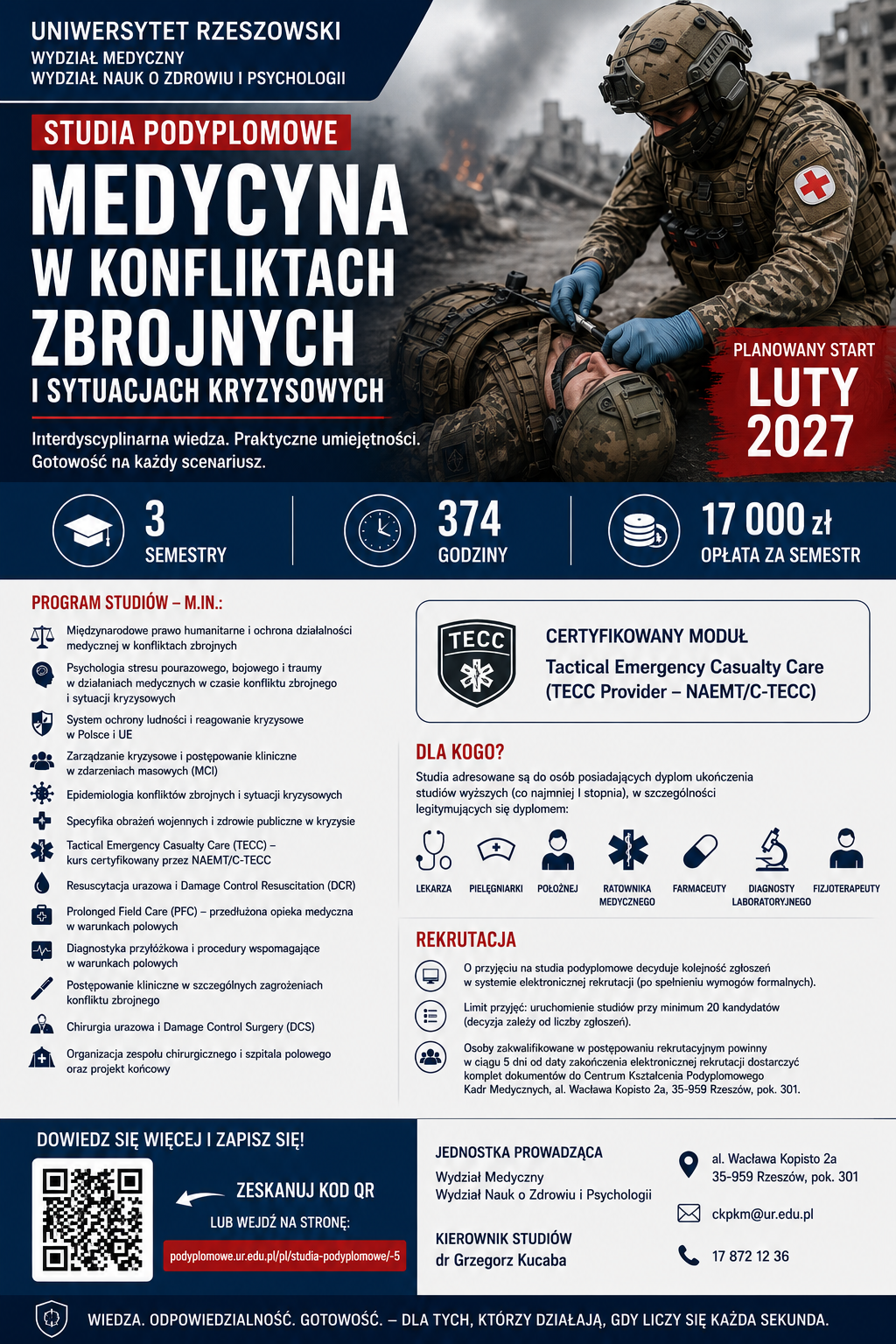 Medycyna konflikt&oacute;w zbrojnych i sytuacji kryzysowych